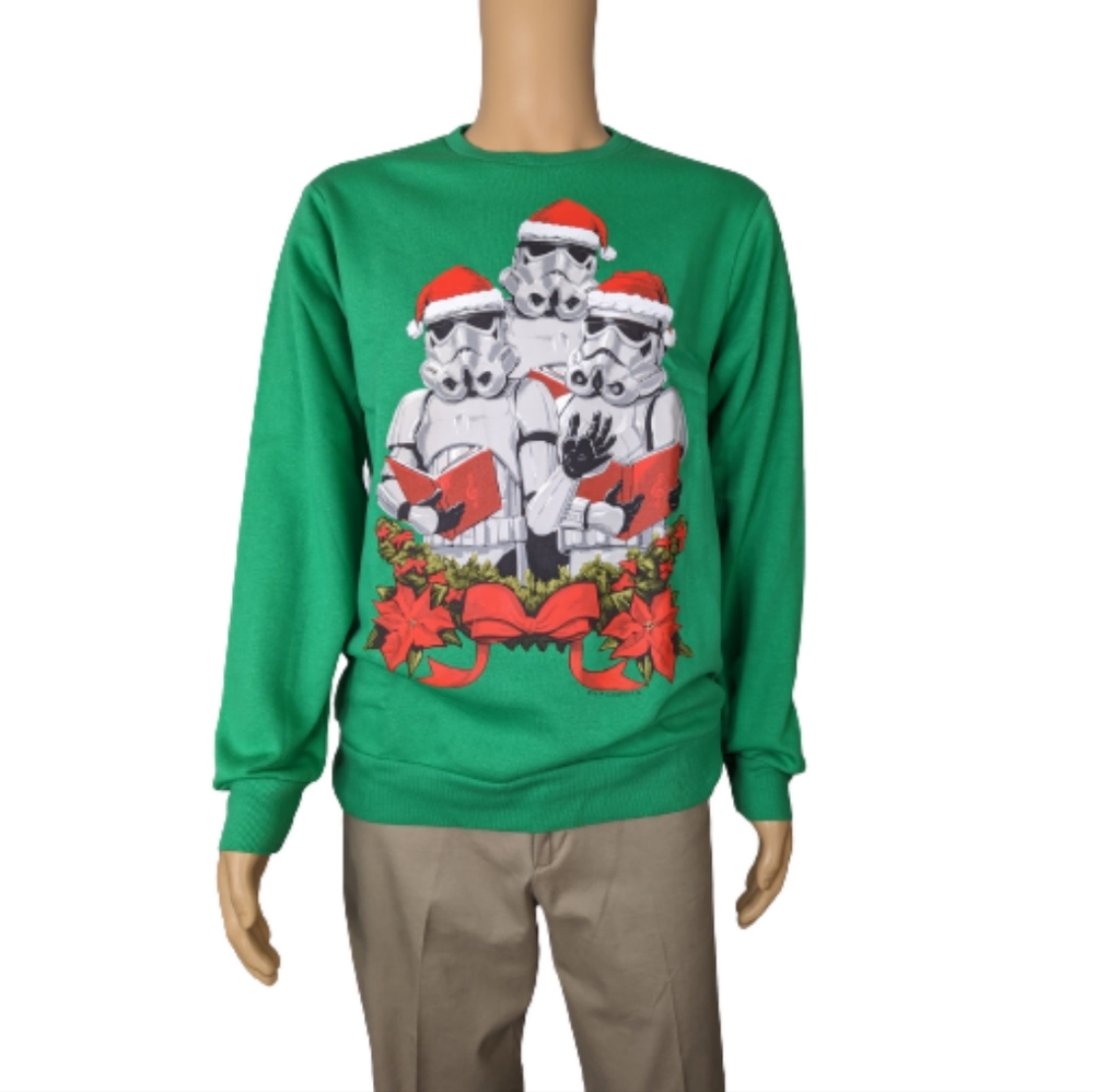 Star Wars Ugly Christmas Crew Neck Sweatshirt L